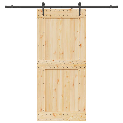 Sliding Door NARVIK Natural and Black