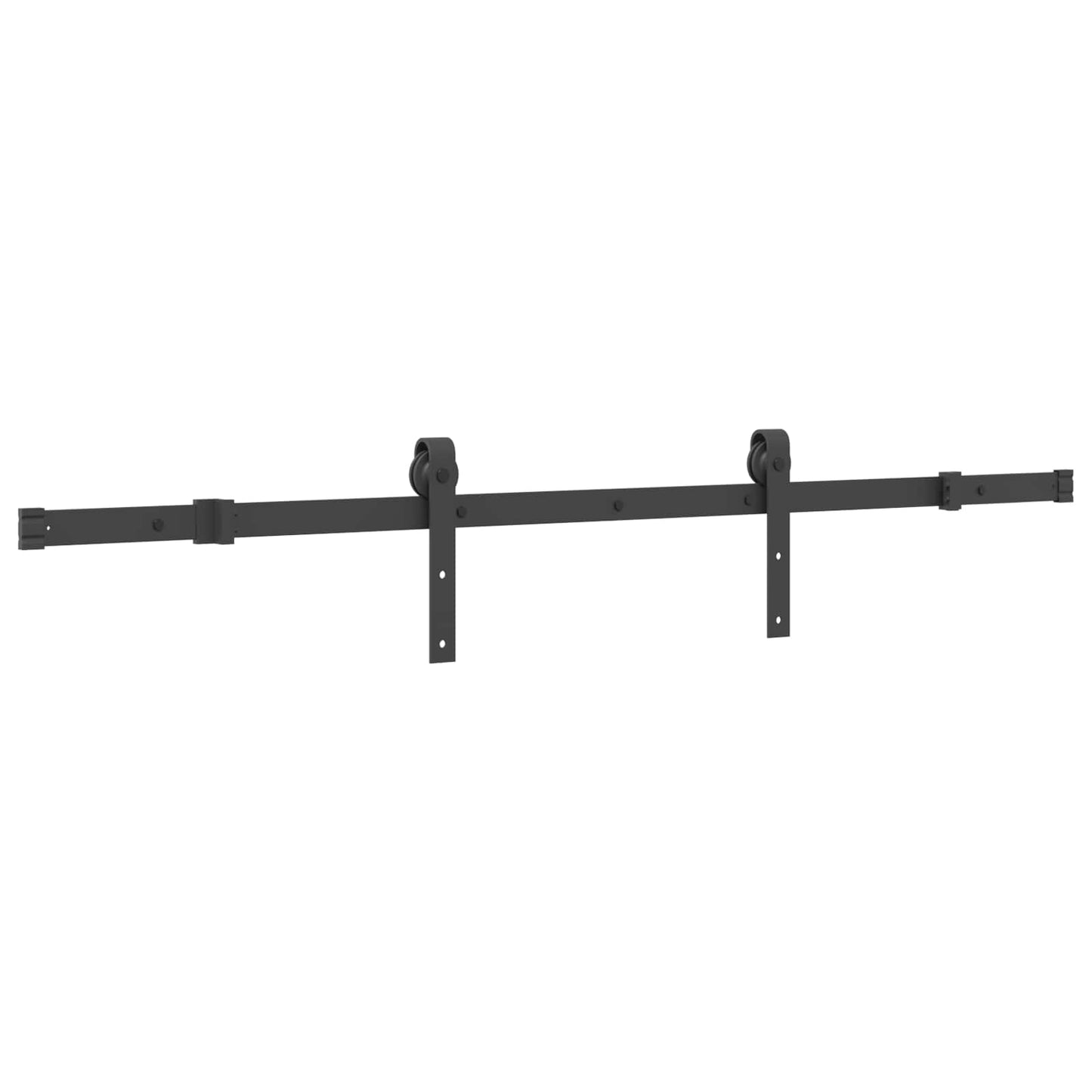 Sliding Door NARVIK Natural and Black 80 x 210 cm (152.5 cm)