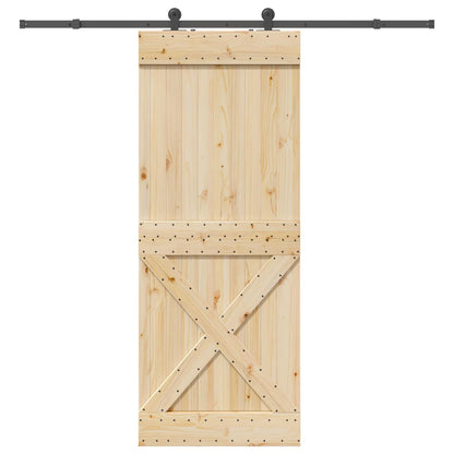 Sliding Door NARVIK Natural and Black