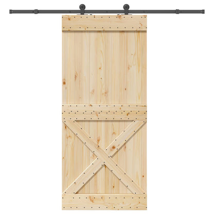 Sliding Door NARVIK Natural and Black