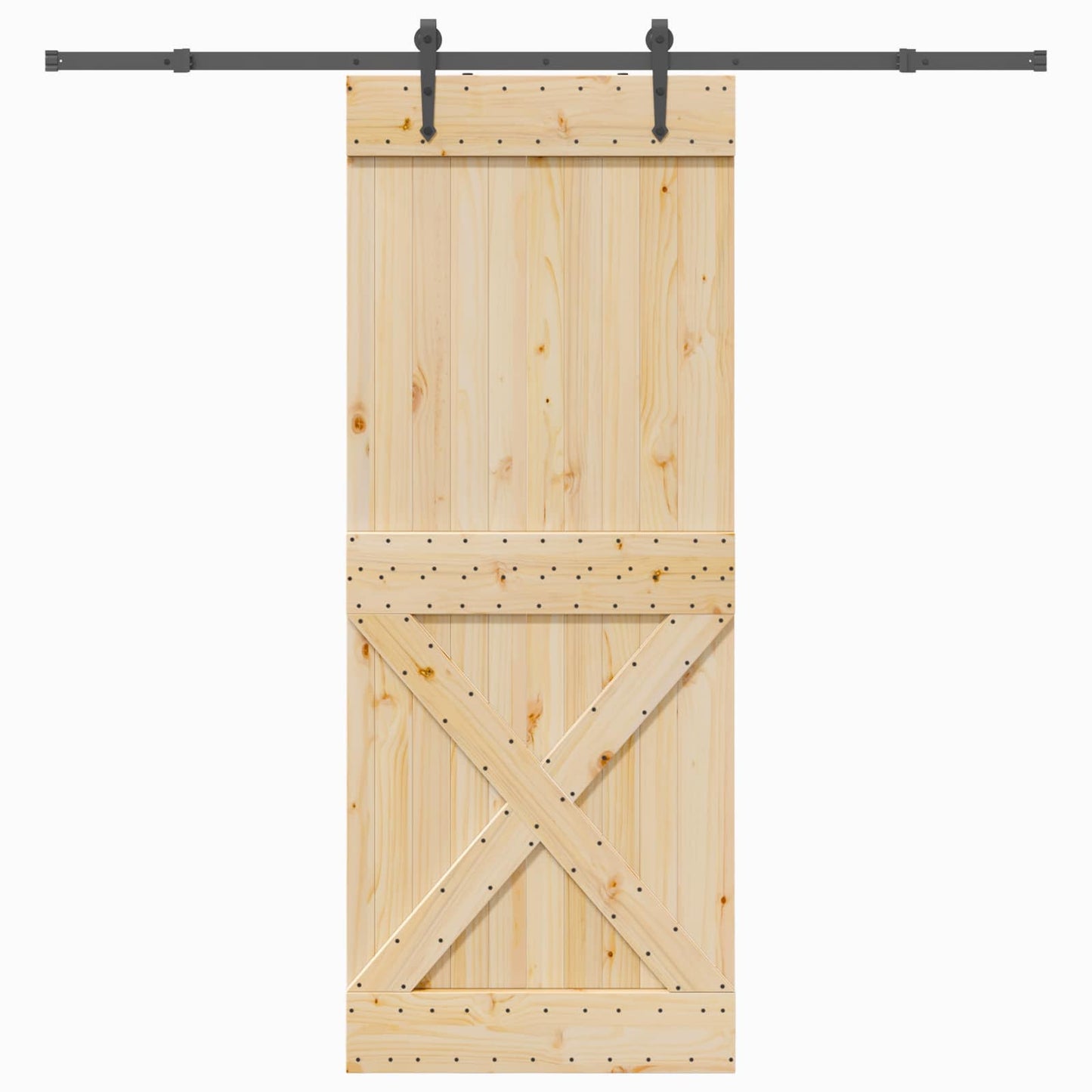 Sliding Door NARVIK Natural and Black