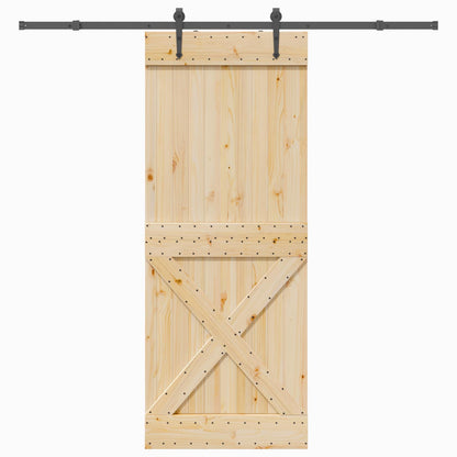 Sliding Door NARVIK Natural and Black