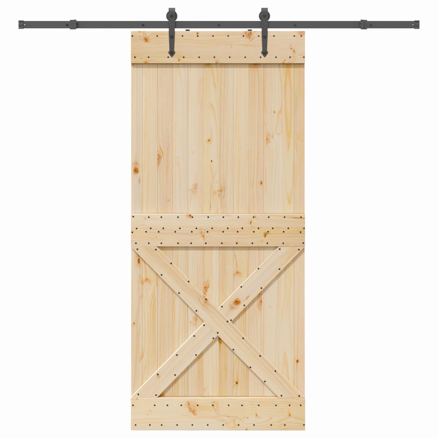 Sliding Door NARVIK Natural and Black
