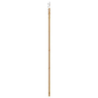 Sliding Door Natural and White 86 x 198.5 cm Solid Pine Wood