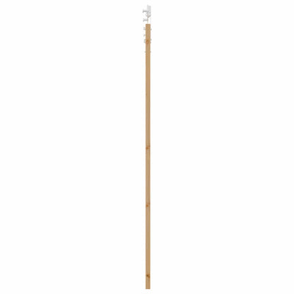 Sliding Door Natural and White 86 x 211 cm Solid Pine Wood