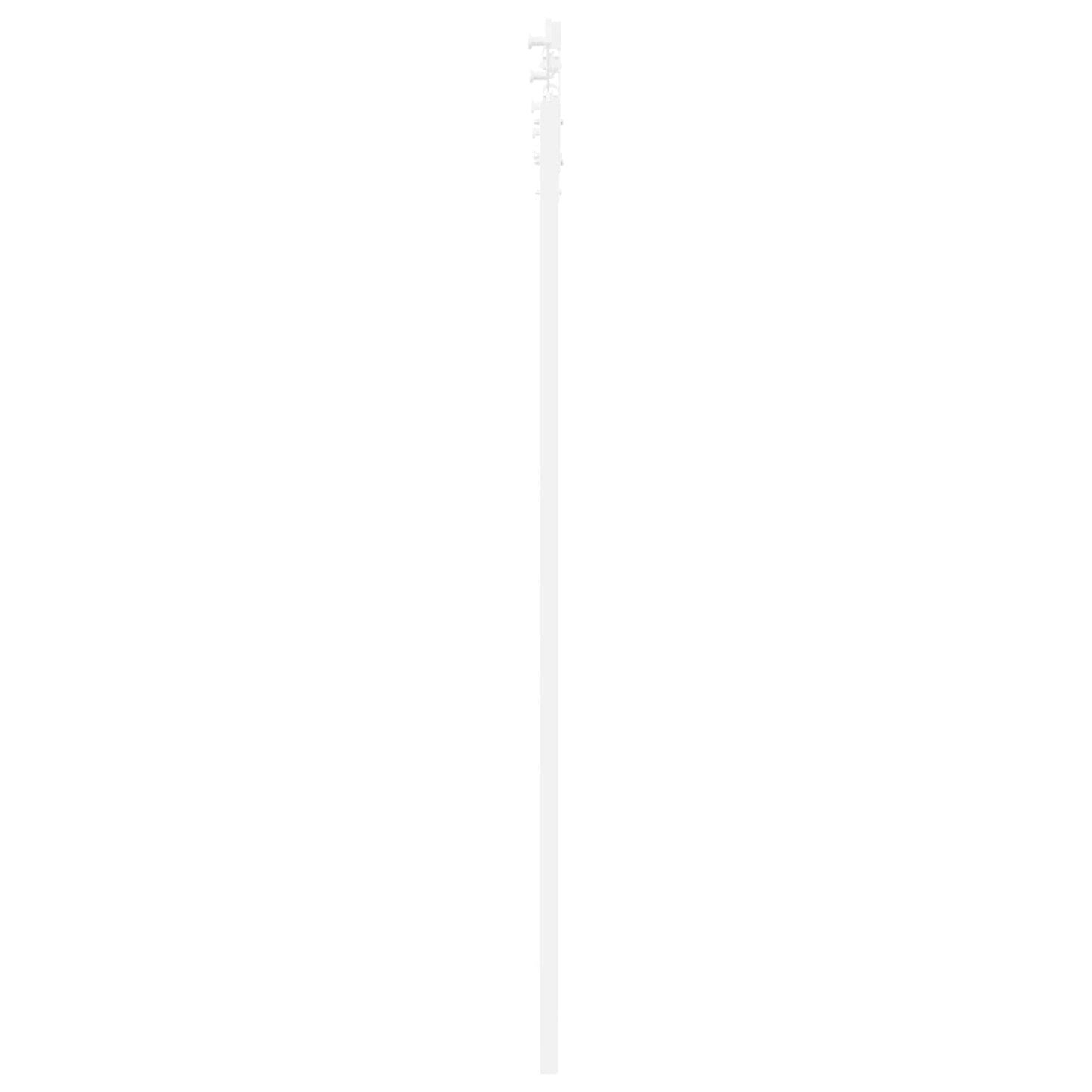 Sliding Door White 83 x 202 cm Solid Pine Wood