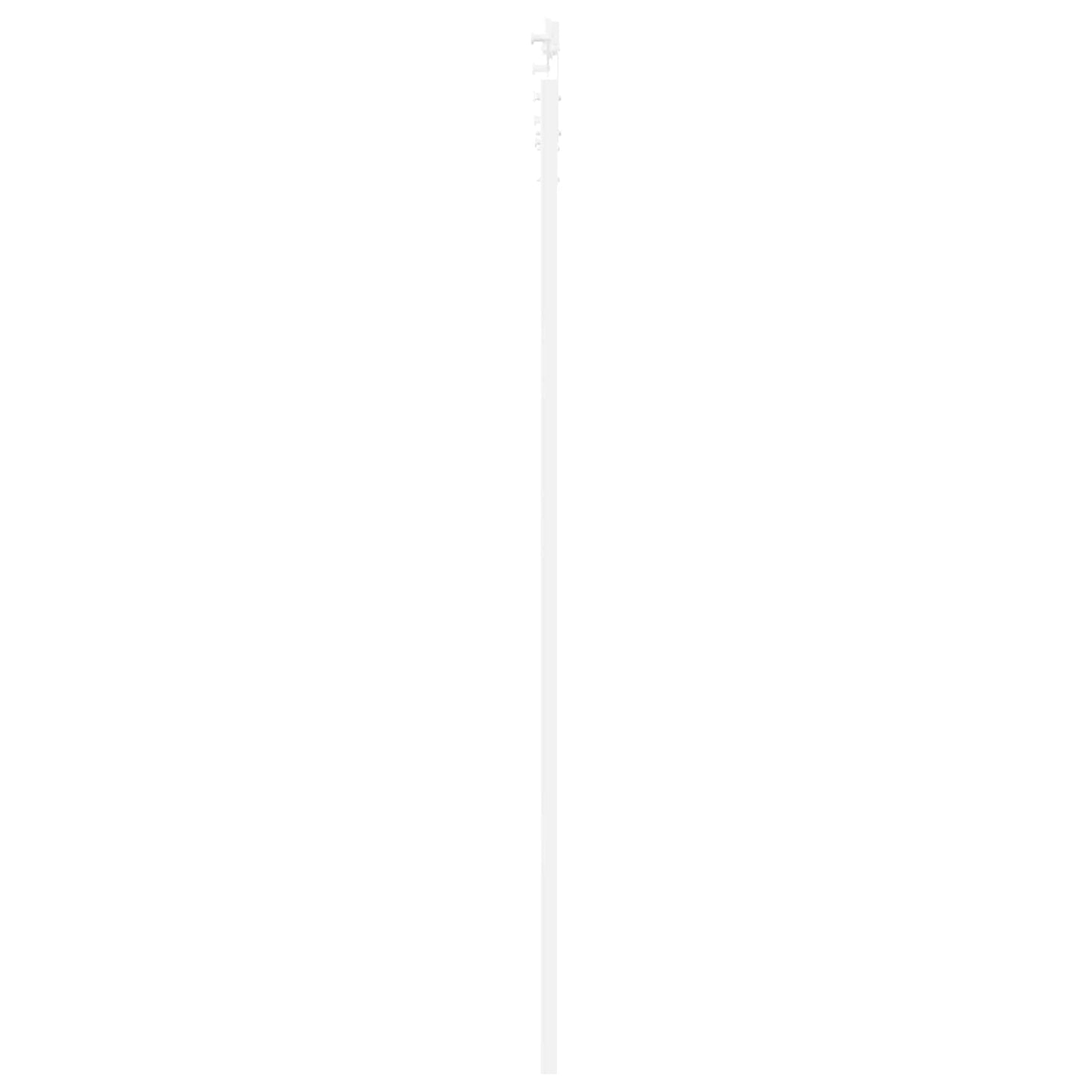 Sliding Door White 83 x 232 cm Solid Pine Wood