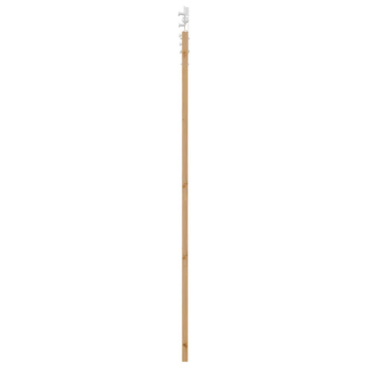 Sliding Door Natural and White 86 x 211 cm Solid Pine Wood