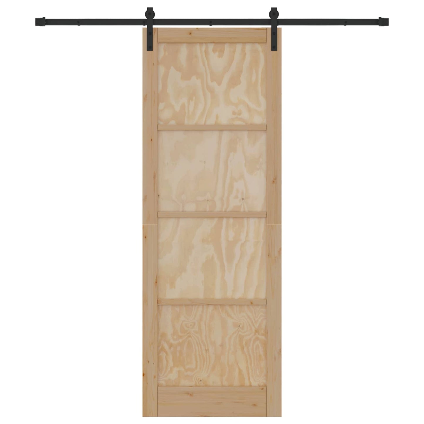 Sliding Door Natural 83 x 232 cm Solid Pine Wood
