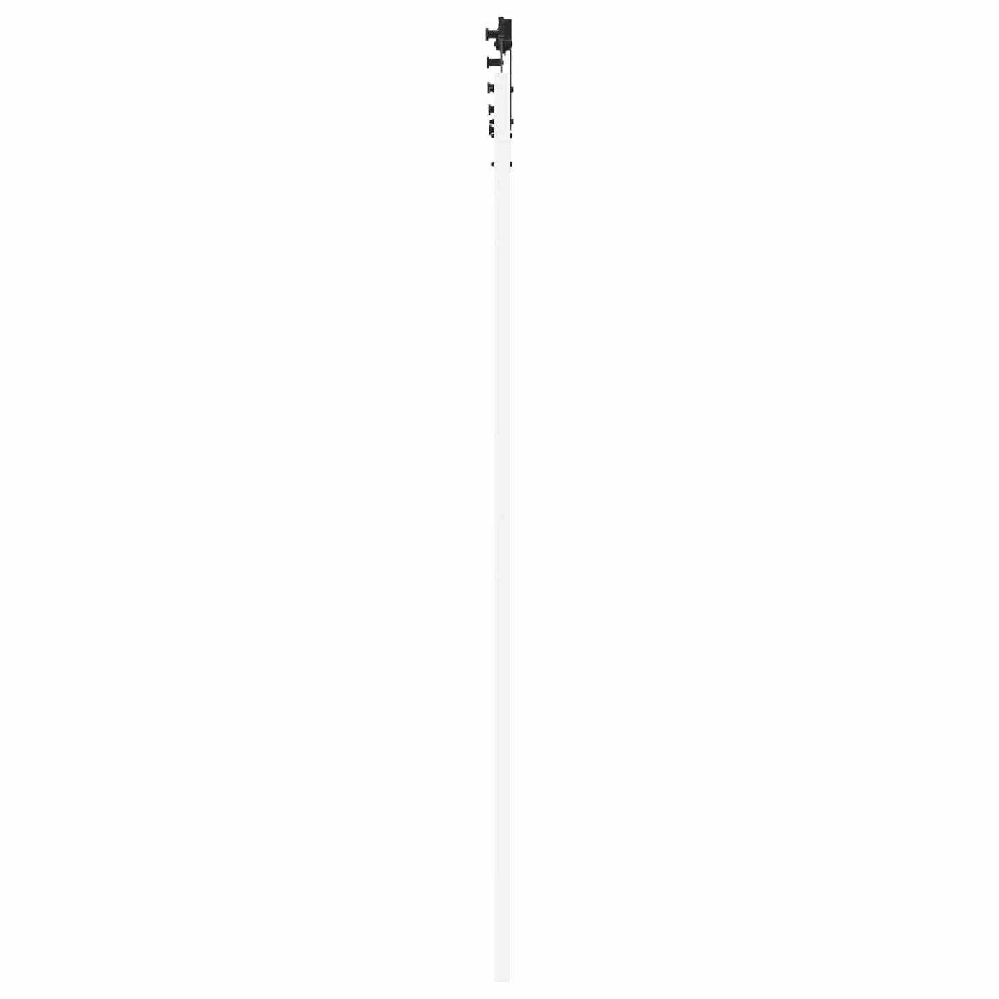Sliding Door White 83 x 232 cm Solid Pine Wood