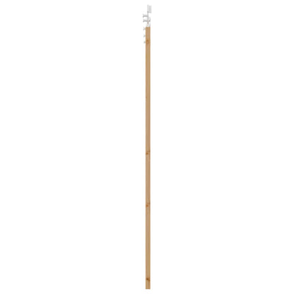 Sliding Door Natural and White 61 x 198.5 cm Solid Pine Wood