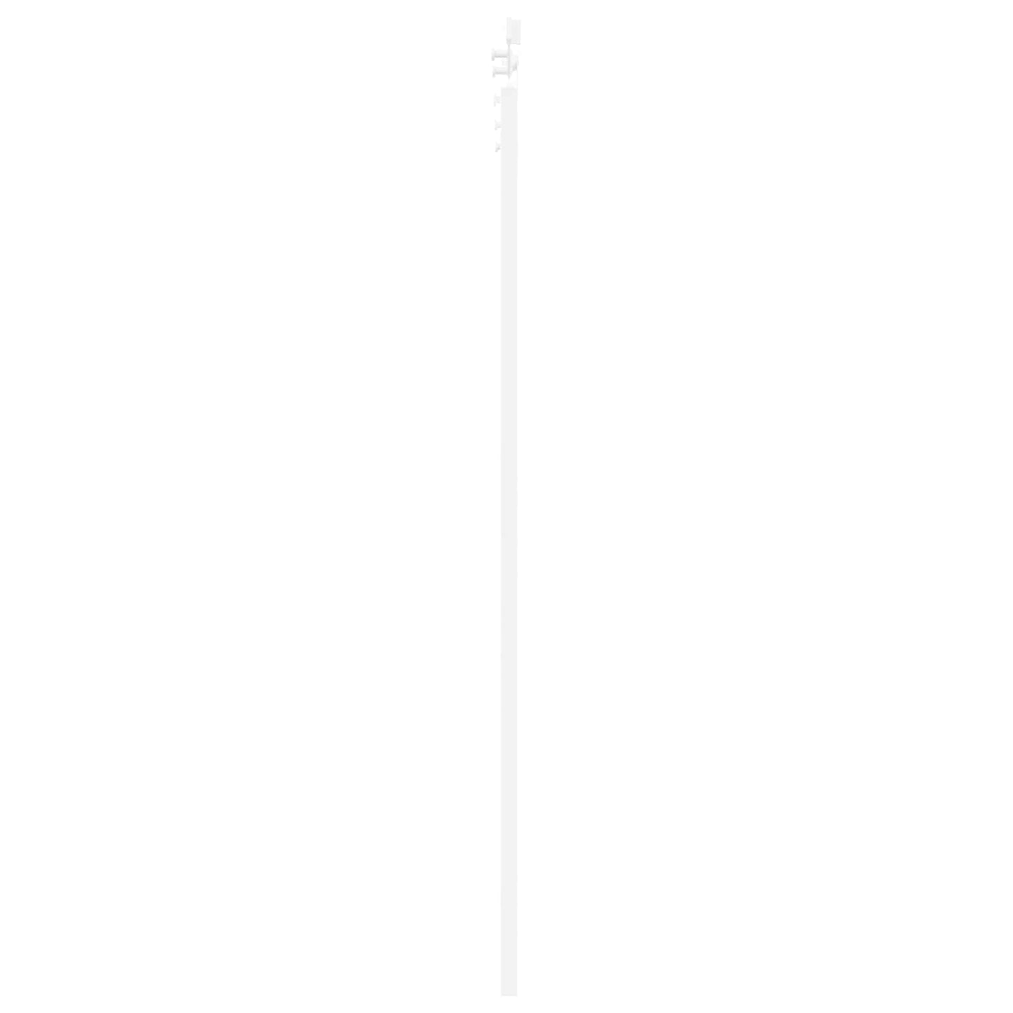 Sliding Door White 83 x 202 cm Solid Pine Wood