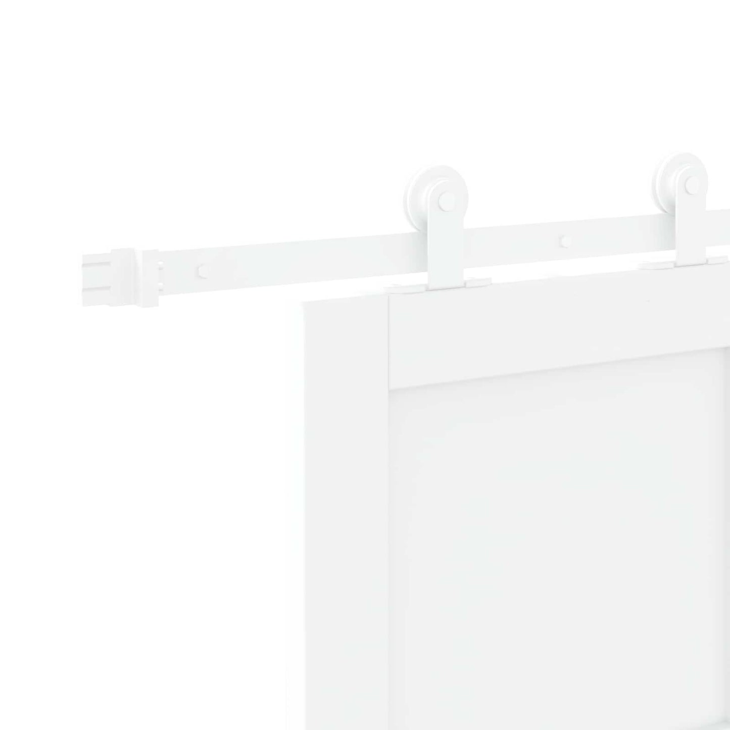 Sliding Door White 83 x 232 cm Solid Pine Wood