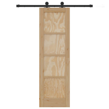Sliding Door ORKDAL Natural 61 x 198.5 cm Solid Pine Wood