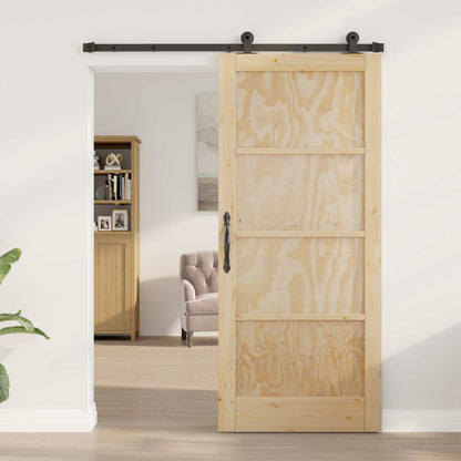 Sliding Door ORKDAL Natural 86 x 198.5 cm Solid Pine Wood