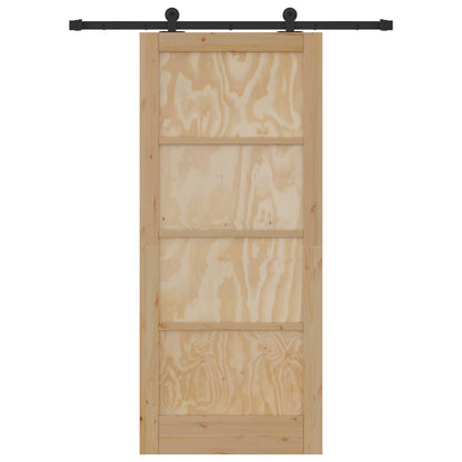 Sliding Door ORKDAL Natural 86 x 198.5 cm Solid Pine Wood
