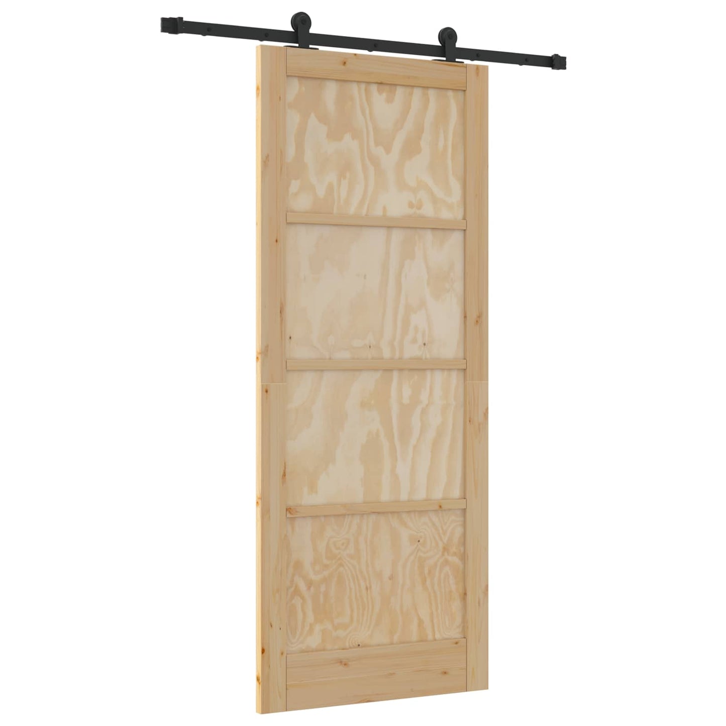 Sliding Door ORKDAL Natural 86 x 211 cm Solid Pine Wood