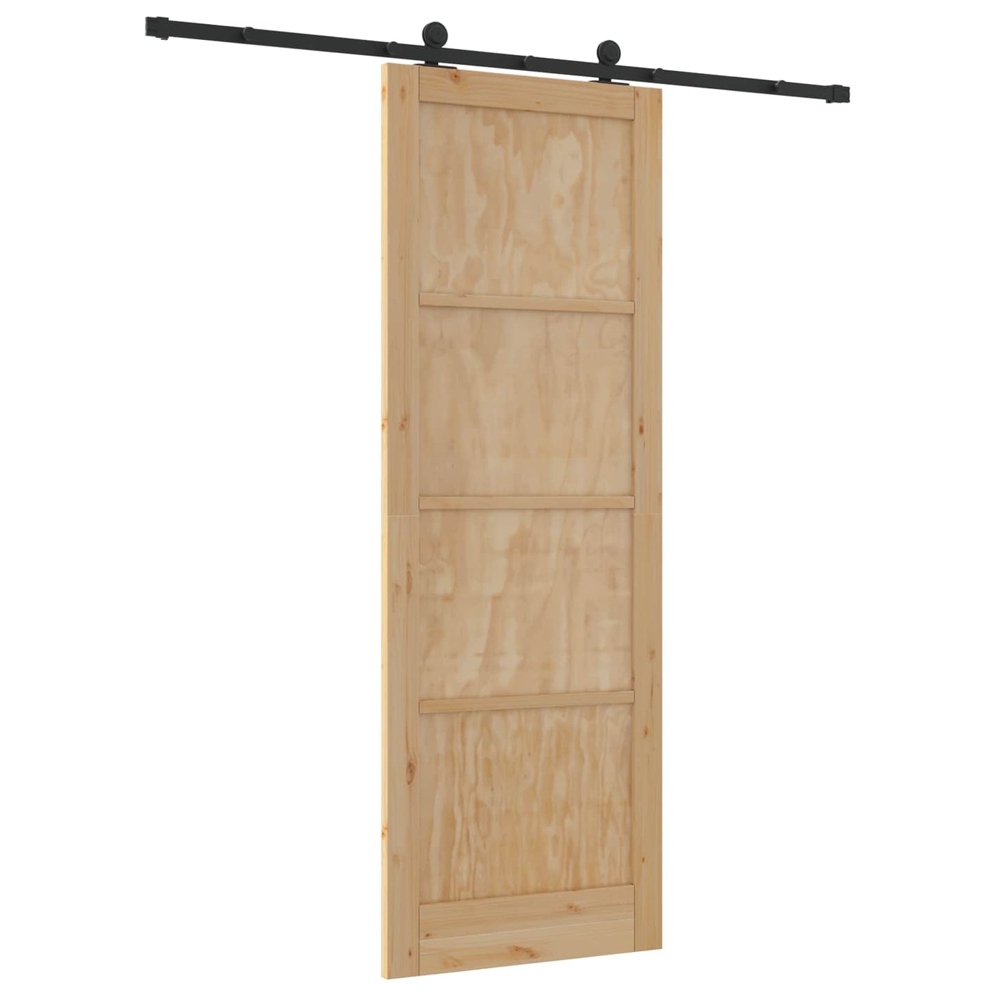 Sliding Door ORKDAL Natural 83 x 232 cm Solid Pine Wood