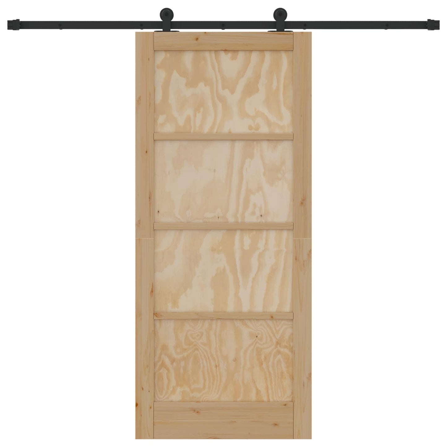 Sliding Door ORKDAL Natural 86 x 198.5 cm Solid Pine Wood