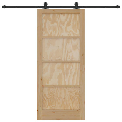 Sliding Door ORKDAL Natural 86 x 198.5 cm Solid Pine Wood