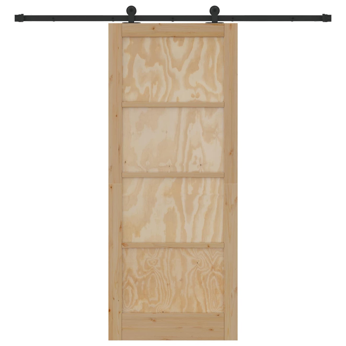 Sliding Door ORKDAL Natural 86 x 211 cm Solid Pine Wood
