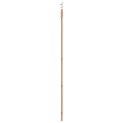 Sliding Door Natural and White 83 x 232 cm Solid Pine Wood