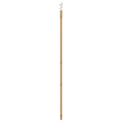 Sliding Door Natural and White 86 x 198.5 cm Solid Pine Wood