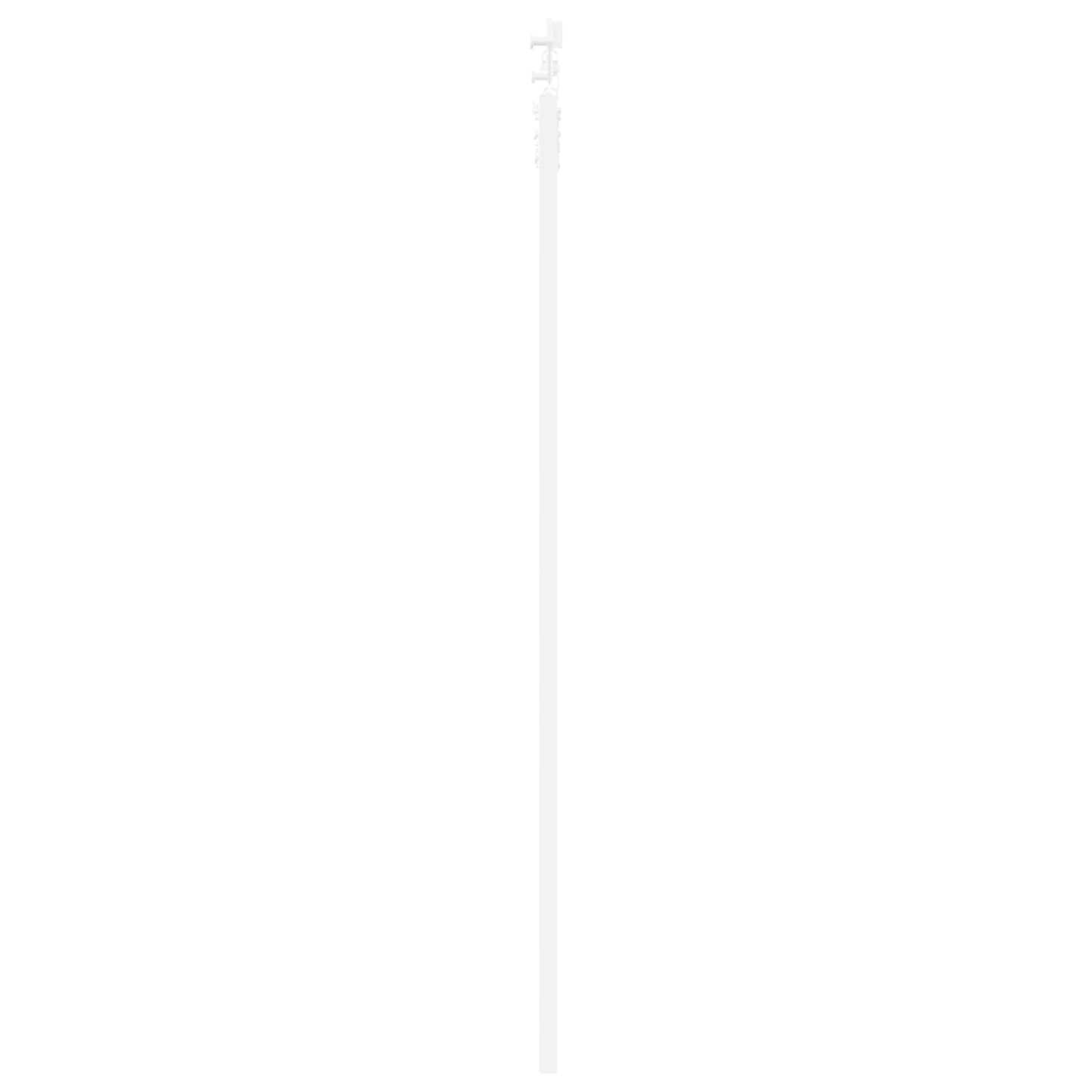 Sliding Door White 83 x 202 cm Solid Pine Wood