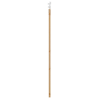 Sliding Door Natural and White 86 x 198.5 cm Solid Pine Wood