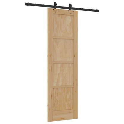 Sliding Door ORKDAL Natural 61 x 198.5 cm Solid Pine Wood