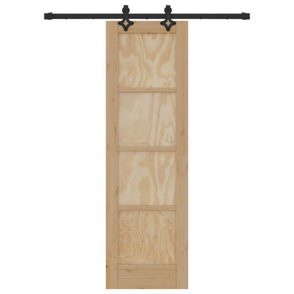 Sliding Door ORKDAL Natural 61 x 198.5 cm Solid Pine Wood