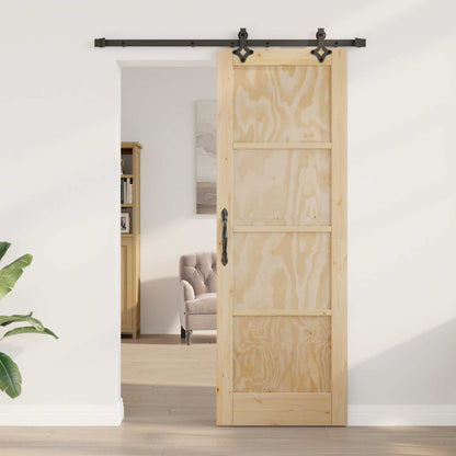 Sliding Door ORKDAL Natural 73.5 x 211 cm Solid Pine Wood