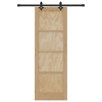 Sliding Door ORKDAL Natural 73.5 x 211 cm Solid Pine Wood