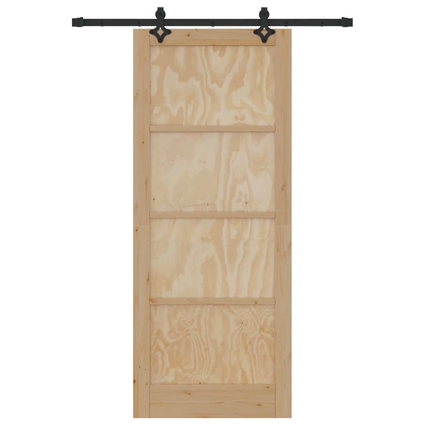 Sliding Door ORKDAL Natural 86 x 211 cm Solid Pine Wood