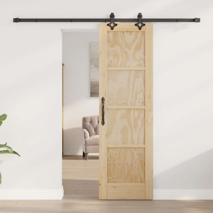Sliding Door ORKDAL Natural 61 x 198.5 cm Solid Pine Wood