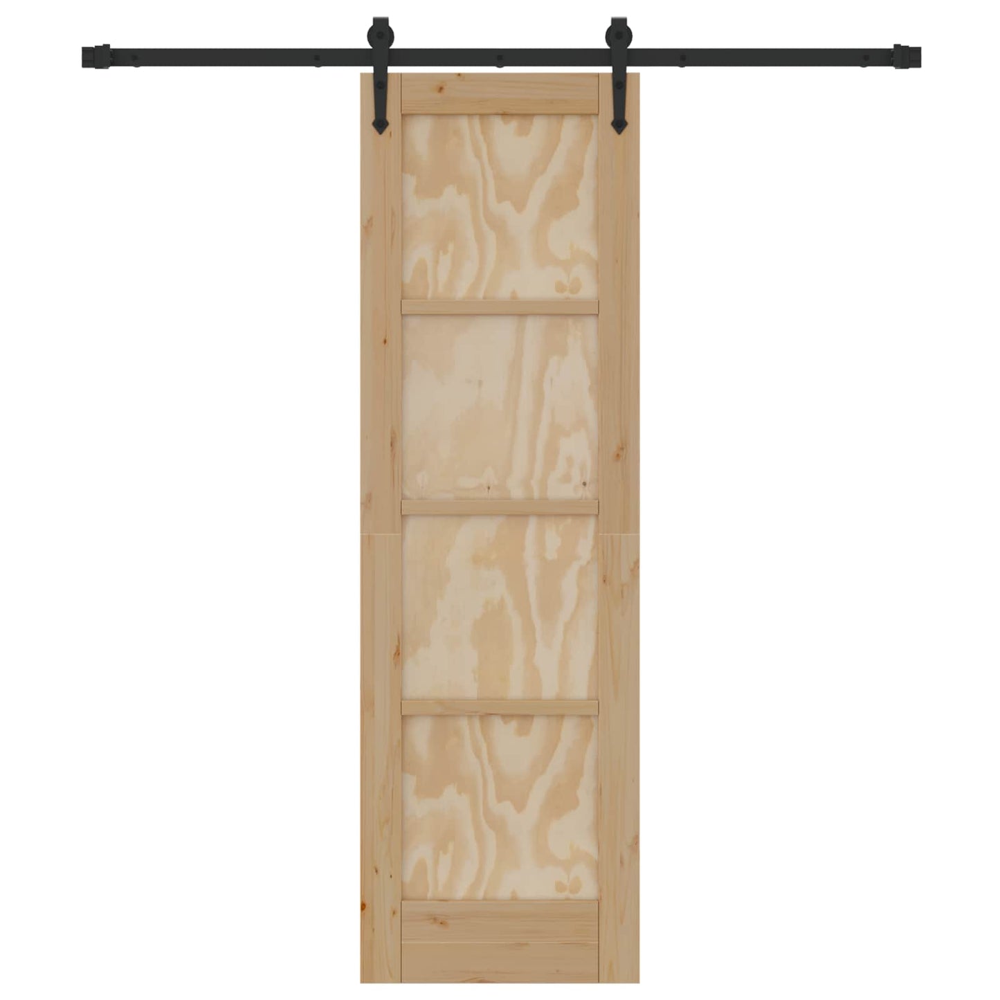 Sliding Door ORKDAL Natural and Black 61 x 198.5 cm