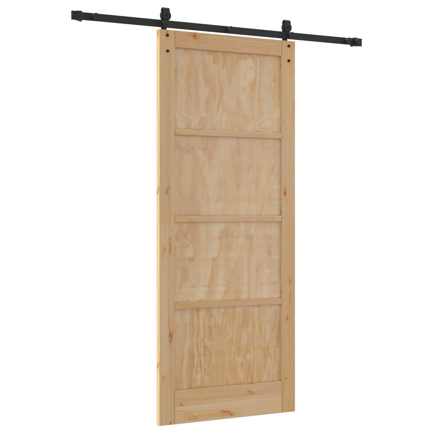 Sliding Door ORKDAL Natural and Black 86 x 211 cm