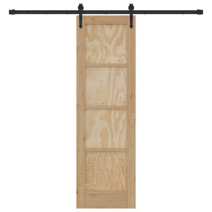 Sliding Door ORKDAL Natural and Black 61 x 198.5 cm