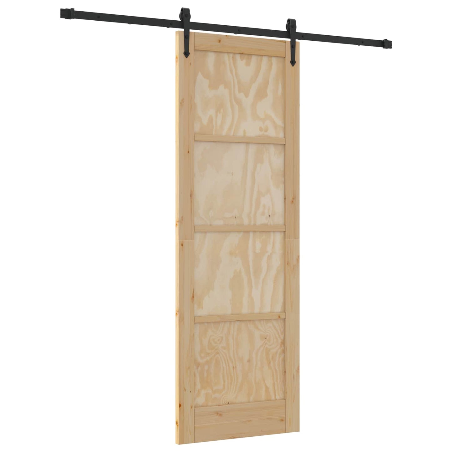 Sliding Door ORKDAL Natural and Black 73.5 x 211 cm