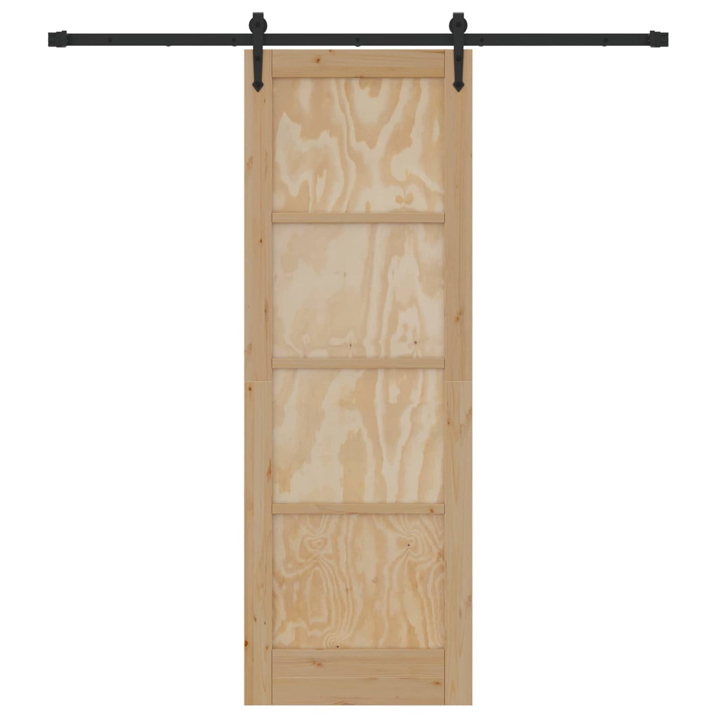 Sliding Door ORKDAL Natural and Black 73.5 x 211 cm