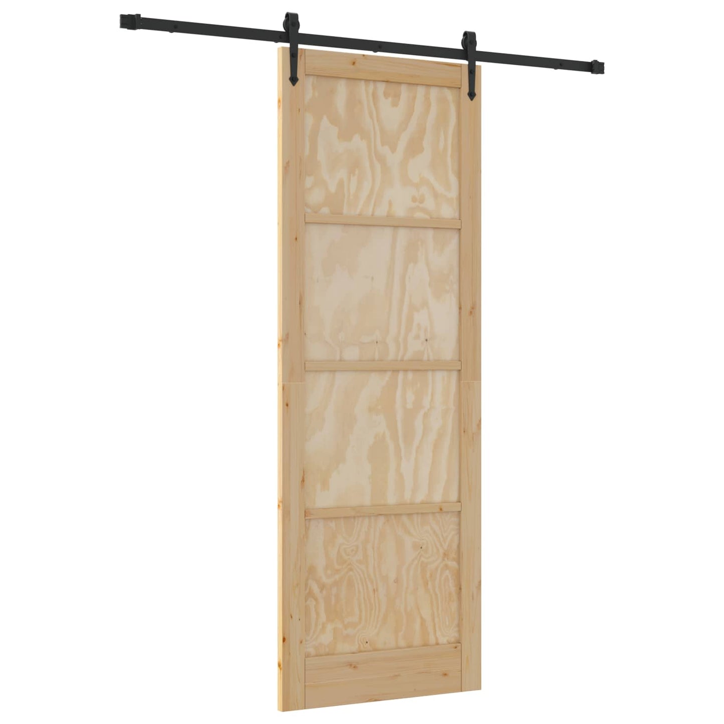 Sliding Door ORKDAL Natural and Black 83 x 232 cm