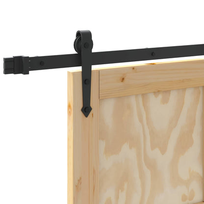 Sliding Door ORKDAL Natural and Black 86 x 198.5 cm