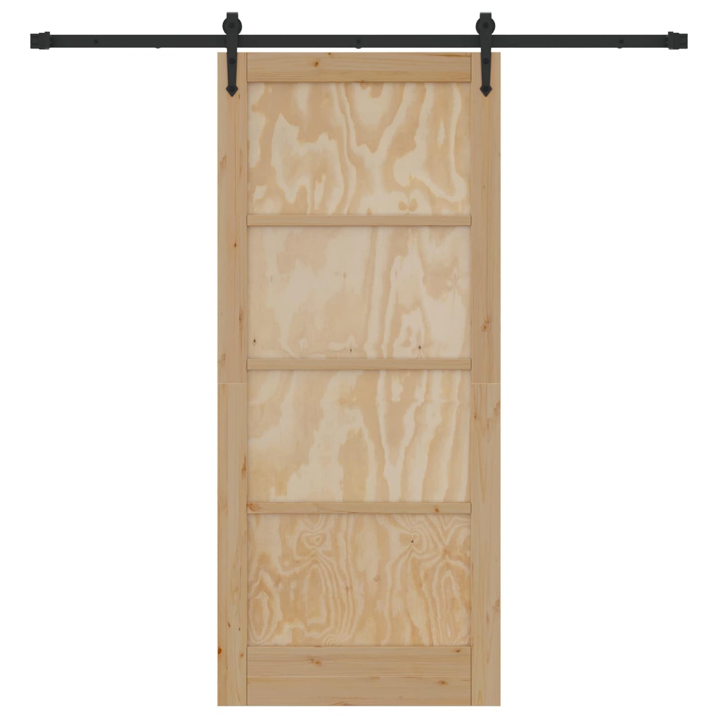 Sliding Door ORKDAL Natural and Black 86 x 198.5 cm