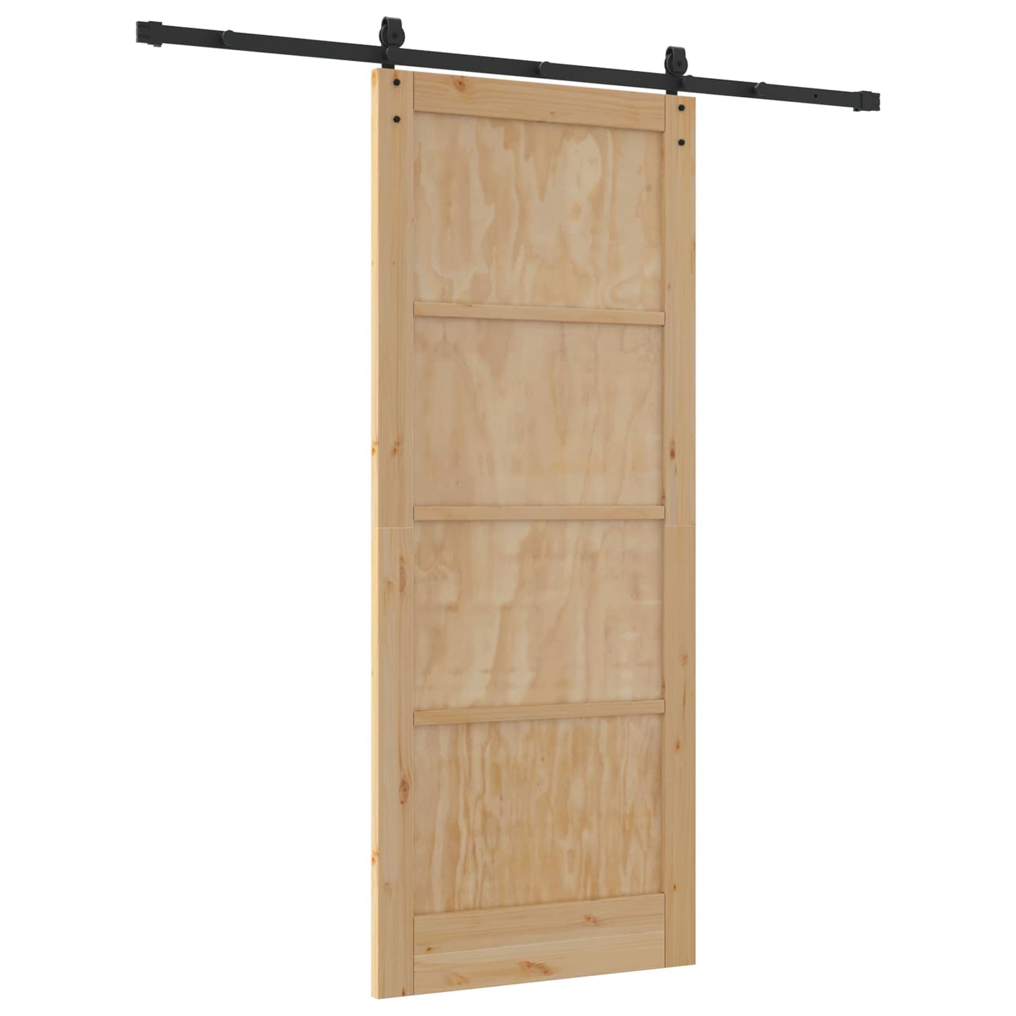 Sliding Door ORKDAL Natural and Black 86 x 211 cm
