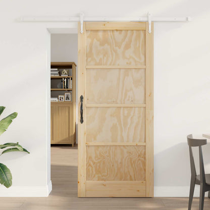 Sliding Door ORKDAL Natural and White 86 x 198.5 cm