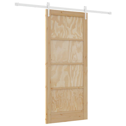 Sliding Door ORKDAL Natural and White 86 x 198.5 cm