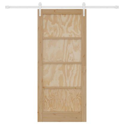 Sliding Door ORKDAL Natural and White 86 x 198.5 cm