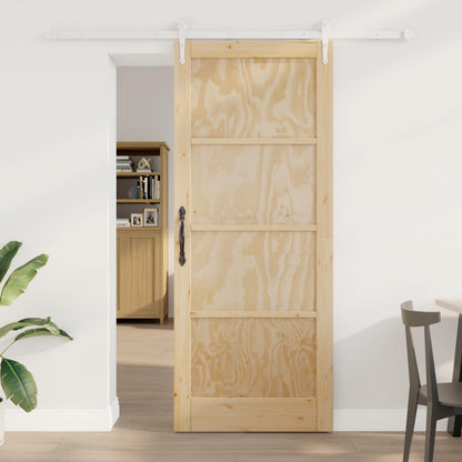 Sliding Door ORKDAL Natural and White 86 x 211 cm