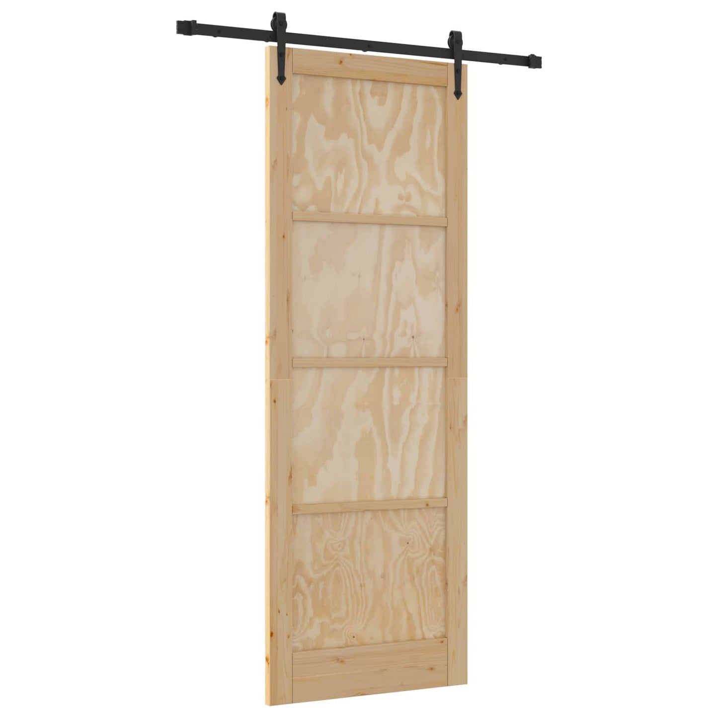 Sliding Door ORKDAL Natural 83 x 232 cm Solid Pine Wood