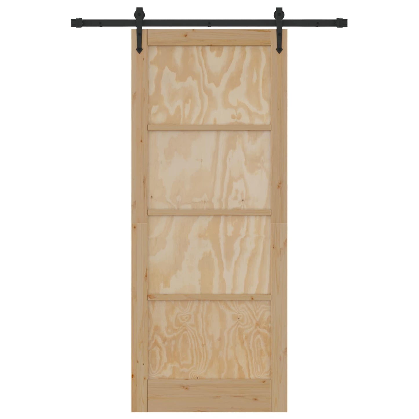 Sliding Door ORKDAL Natural 86 x 211 cm Solid Pine Wood